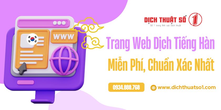 Trang Web Dịch Tiếng Hàn