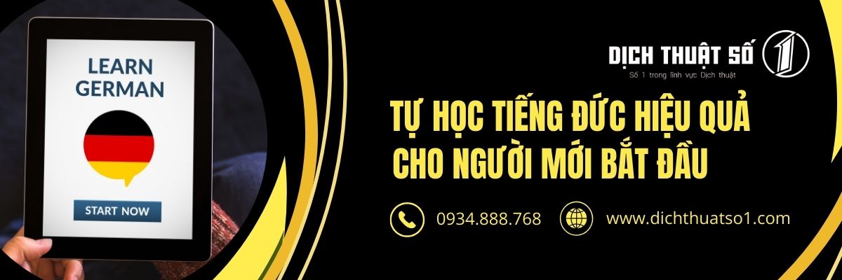 Tự học tiếng Đức cho người mới bắt đầu