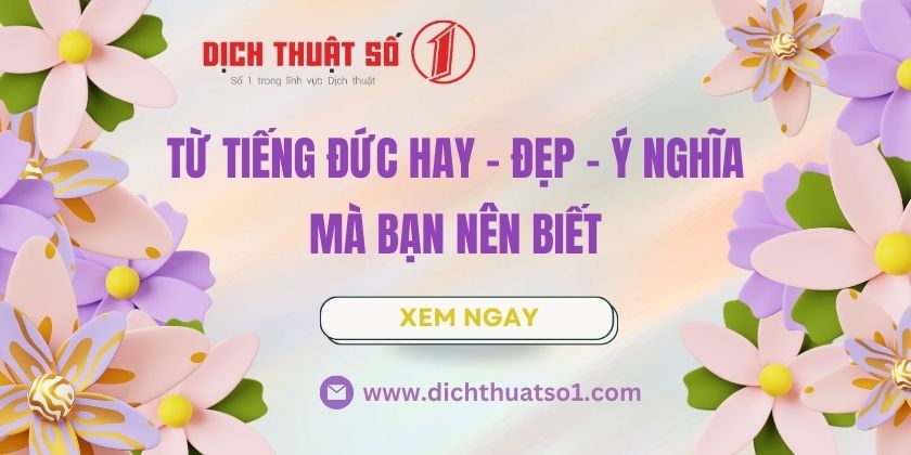 Từ Tiếng Đức Hay