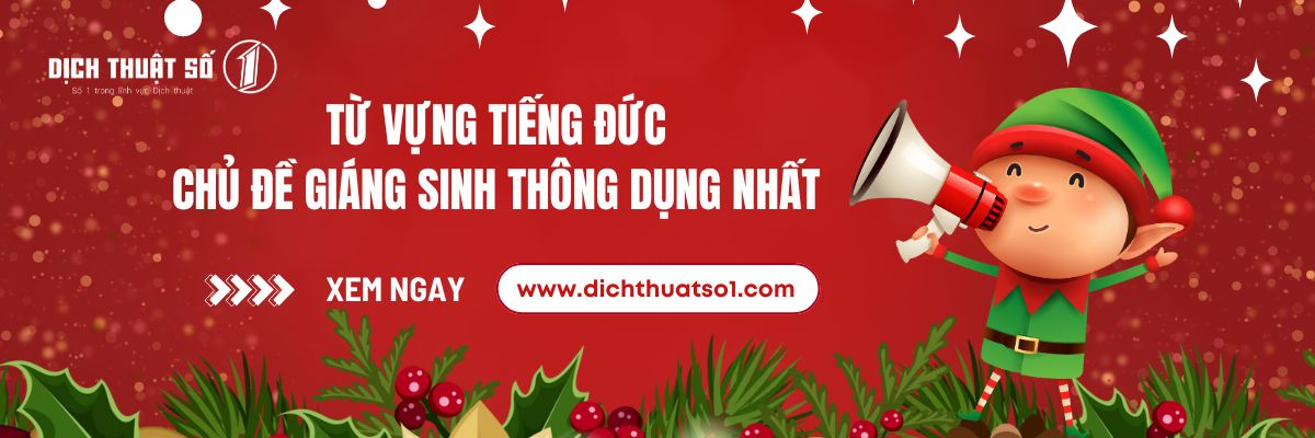 Từ Vựng Giáng Sinh Tiếng Đức