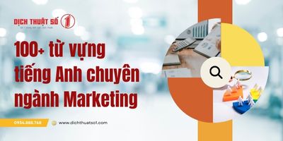 Tổng hợp từ vựng tiếng Anh chuyên ngành Marketing cơ bản cho người mới