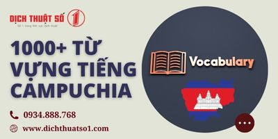 Tổng hợp từ vựng tiếng Campuchia theo chủ đề thông dụng nhất 