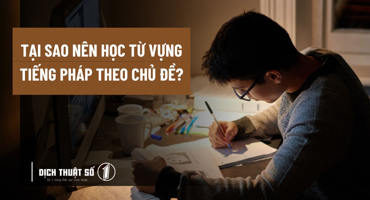 từ vựng tiếng pháp theo chủ đề