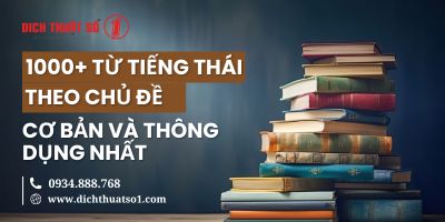 Tổng hợp từ vựng tiếng Thái theo chủ đề thông dụng cho người mới học