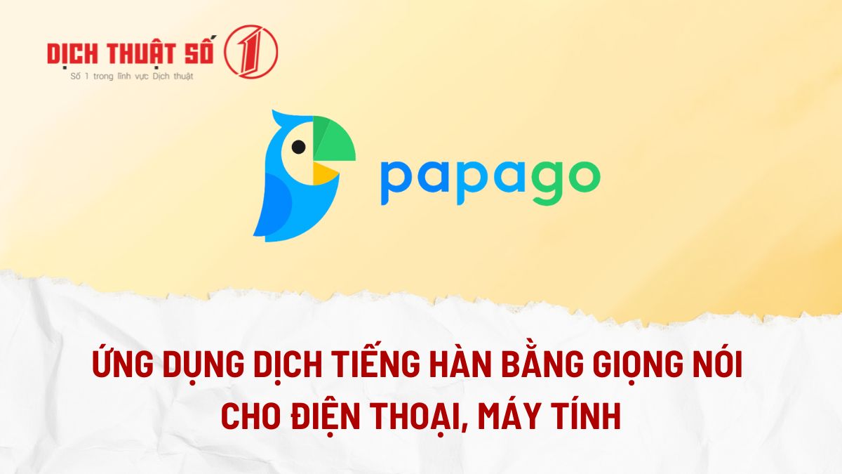 ứng dụng dịch tiếng hàn bằng giọng nói