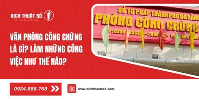 Văn phòng công chứng là gì? Làm những công việc gì?