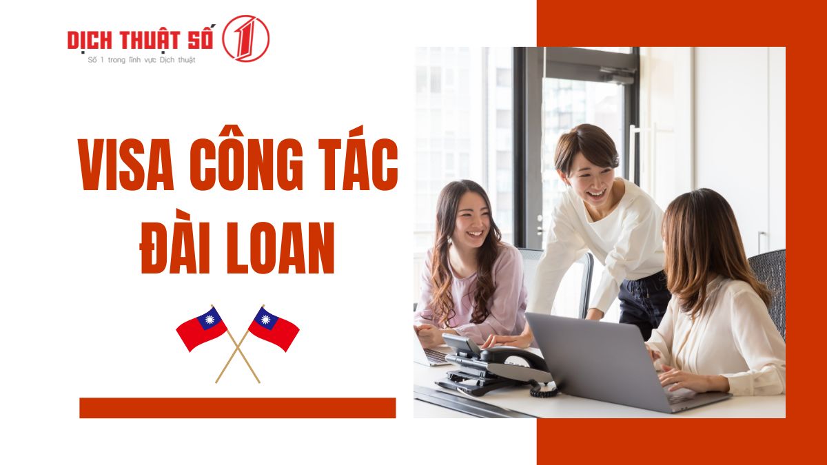 thủ tục xin visa công tác đài loan