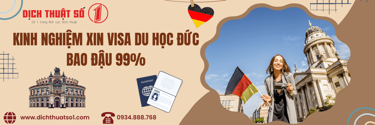 Kinh nghiệm làm thủ tục xin visa du học Đức