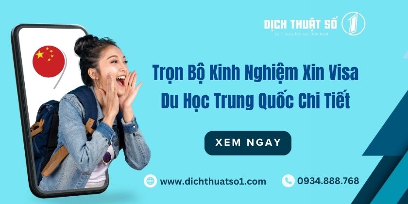 Visa Du Học Trung Quốc