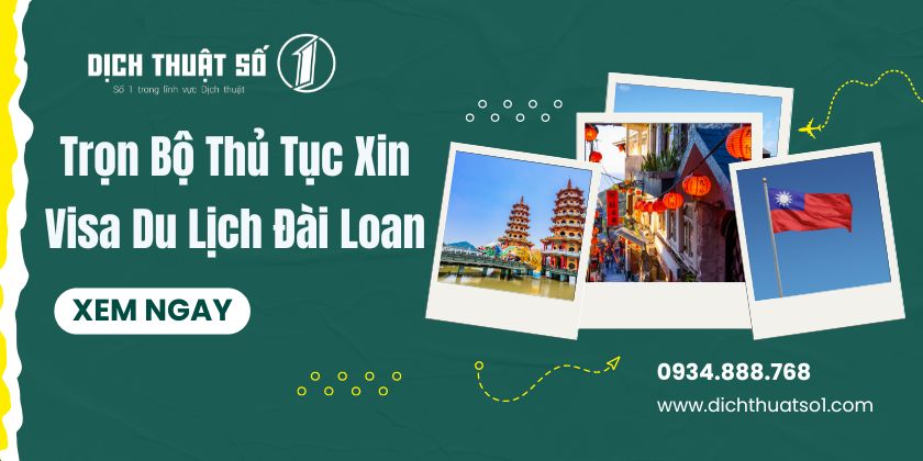 Visa Du Lịch Đài Loan 