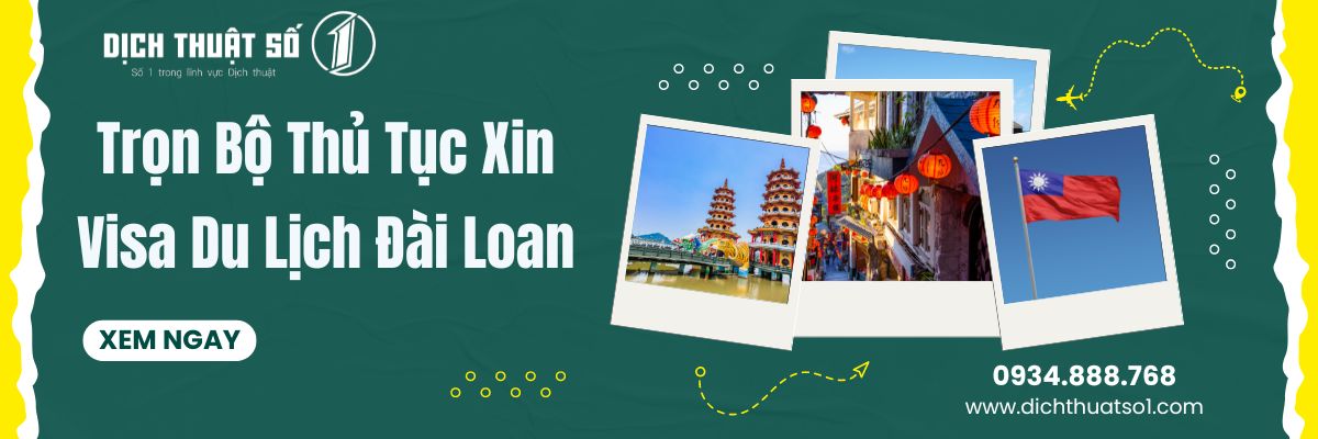 Visa Du Lịch Đài Loan 