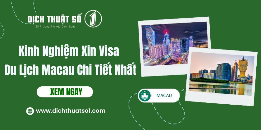 Visa Du Lịch Macau 