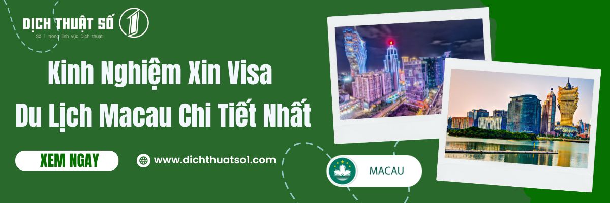 Visa Du Lịch Macau 