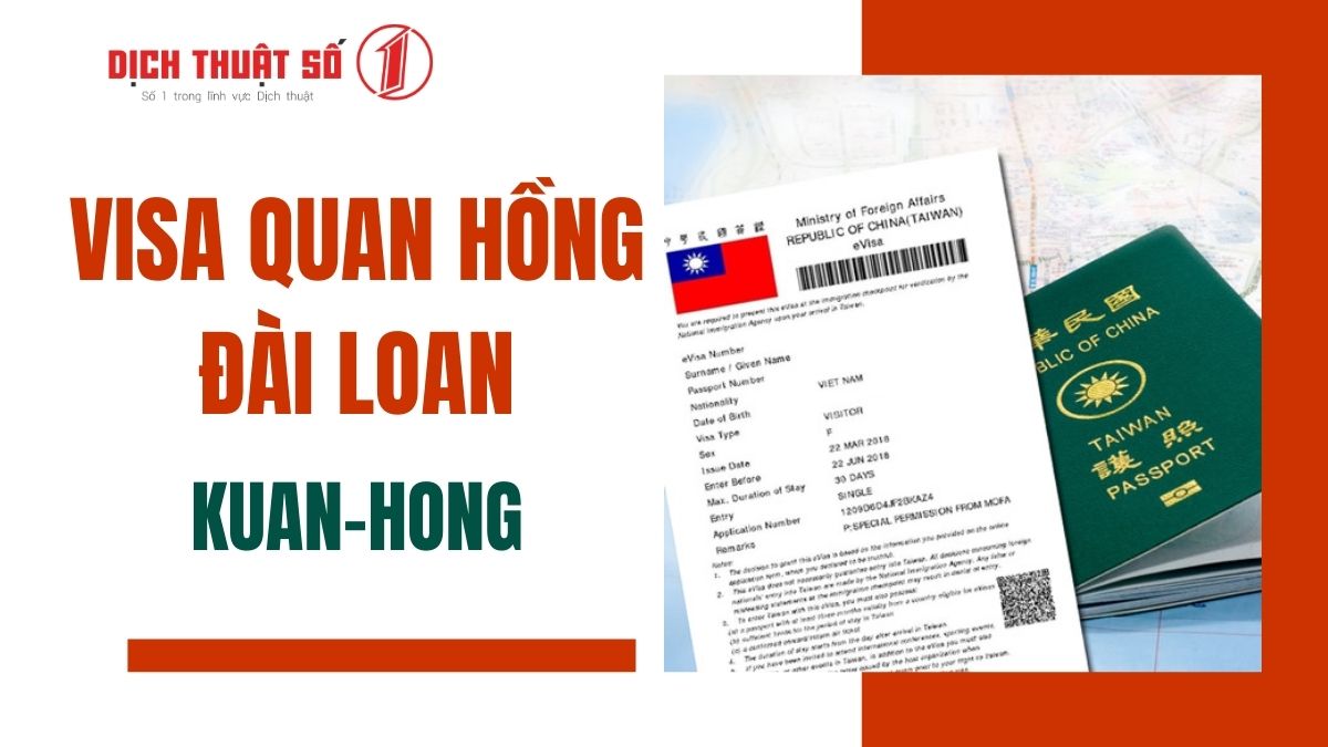 visa quan hồng đài loan