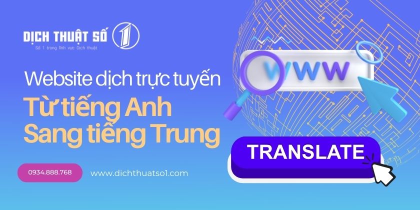 website dịch tiếng Anh sang tiếng Trung