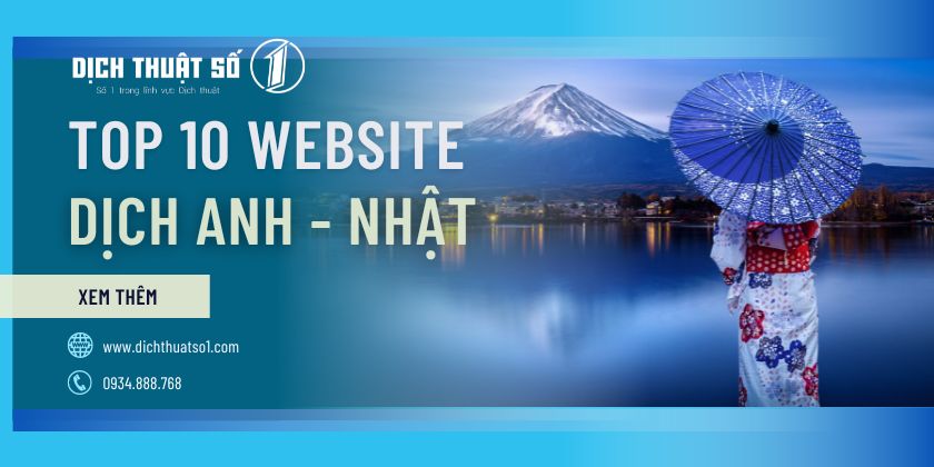 TOP 10 website dịch tiếng Anh sang tiếng Nhật chuẩn xác nhất