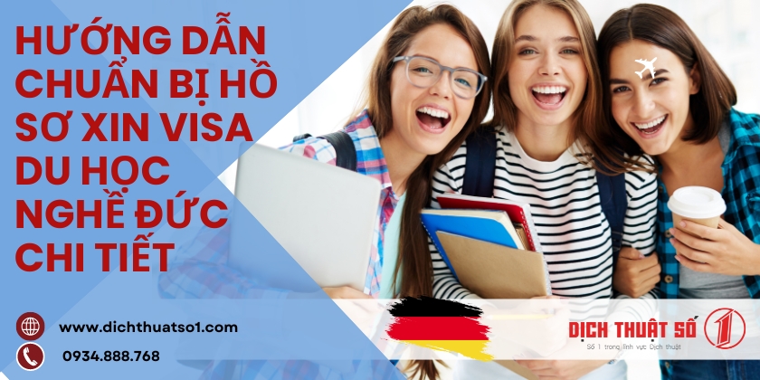 Hướng dẫn chuẩn bị hồ sơ xin visa du học nghề Đức chi tiết