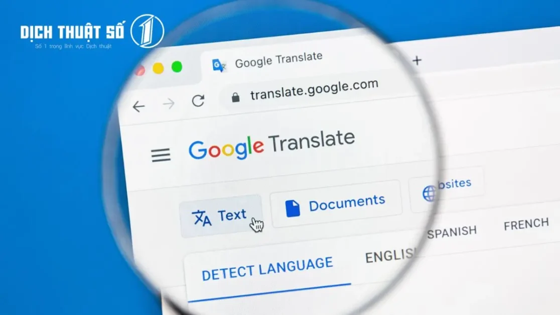 Google Dịch tiếng Việt sang tiếng Anh