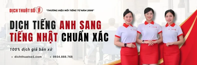 Dịch Tiếng Anh Sang Tiếng Nhật | Hơn 16 năm kinh nghiệm