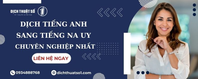 Dịch Tiếng Anh Sang Tiếng Na Uy