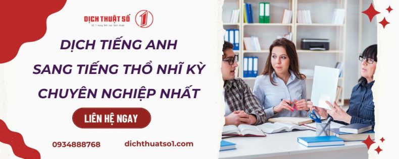 Dịch Tiếng Anh Sang Tiếng Thổ Nhĩ Kỳ