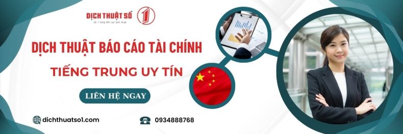 Dịch Thuật Báo Cáo Tài Chính Tiếng Trung