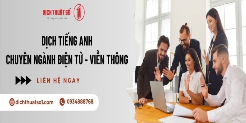 Dịch Tiếng Anh Chuyên Ngành Điện Tử Viễn Thông