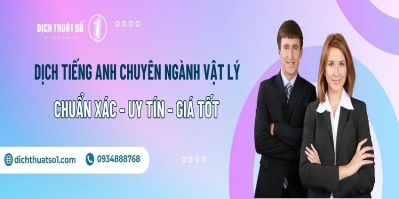 Dịch Tiếng Anh Chuyên Ngành Vật Lý