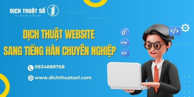 Dịch Thuật Website Sang Tiếng Hàn