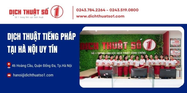 Dịch Thuật Tiếng Pháp Tại Hà Nội