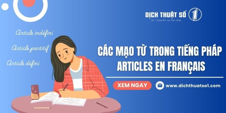 Mạo Từ Trong Tiếng Pháp