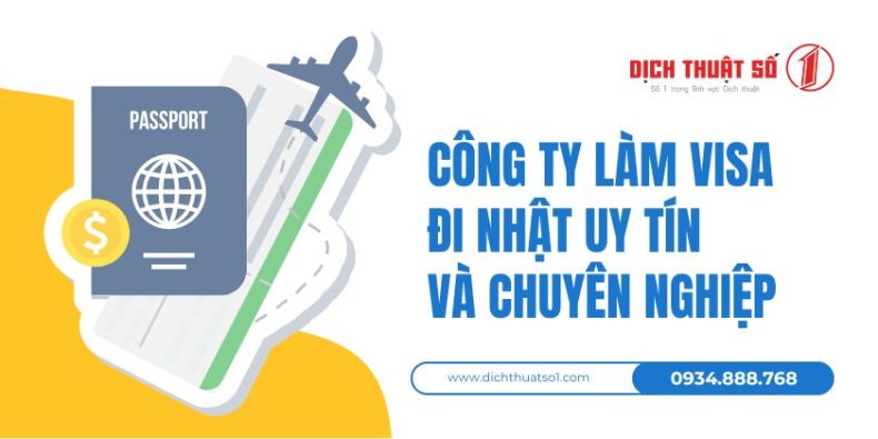 Dịch vụ xin Visa Nhật trọn gói qua công ty dịch thuật