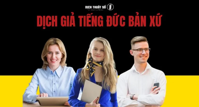 DỊCH GIẢ TIẾNG ĐỨC NGƯỜI ĐỨC