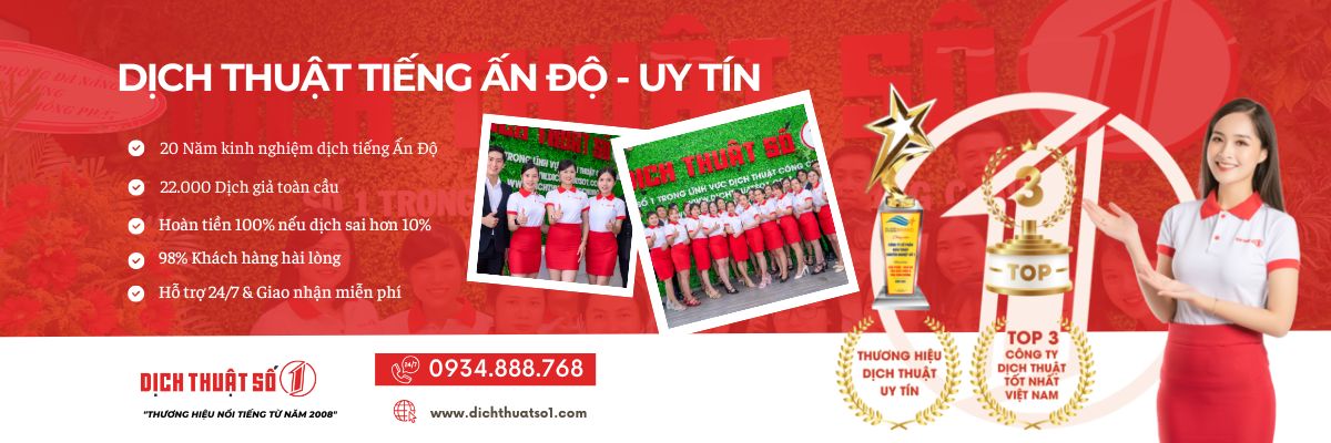 </noscript>Dịch Thuật Tiếng Ấn Độ Uy Tín, Chuyên Nghiệp, Chuẩn Xác, Giá Tốt