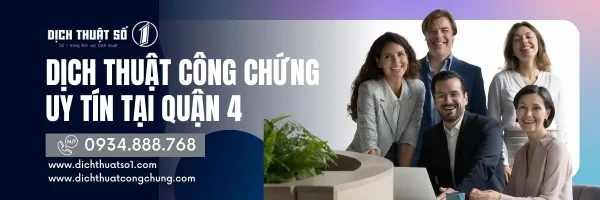 Top 5 văn phòng dịch thuật công chứng Quận 4 uy tín