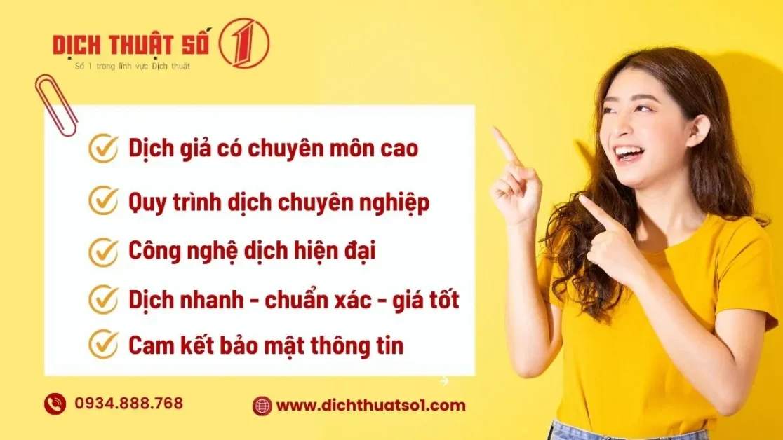 Dịch thuật tiếng Anh sang tiếng Việt bằng hình ảnh chuyên nghiệp