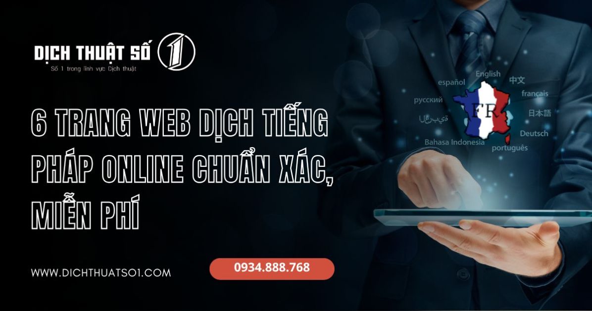 6 trang web dịch tiếng Pháp online chuẩn xác, miễn phí