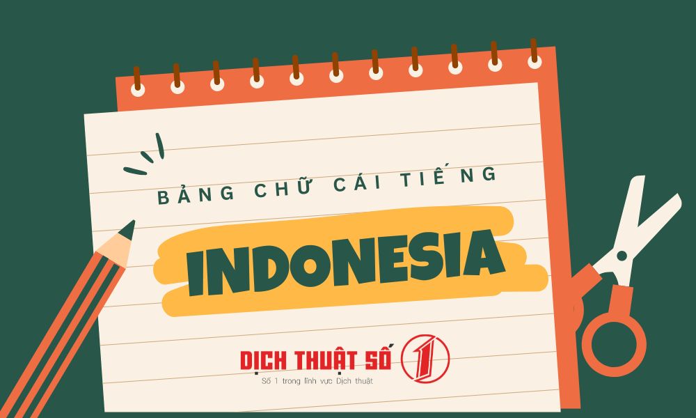 bảng chữ cái tiếng indonesia