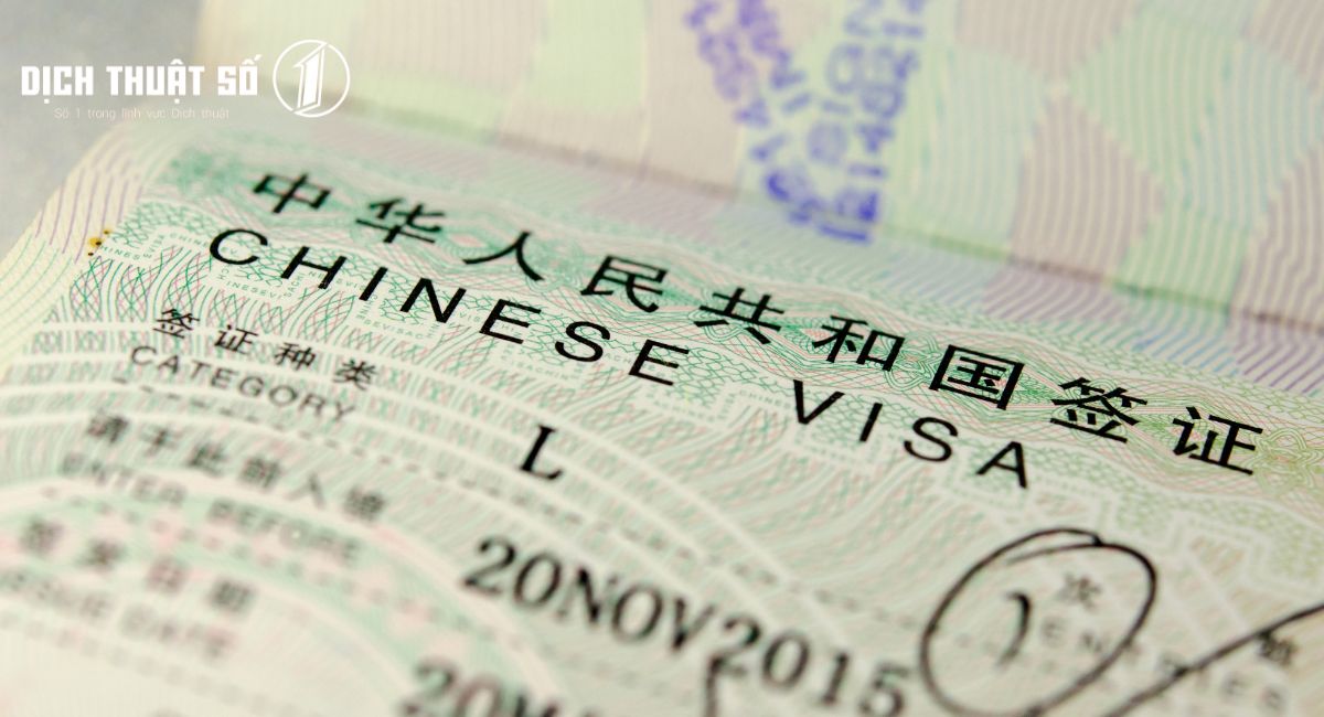 các loại visa trung quốc