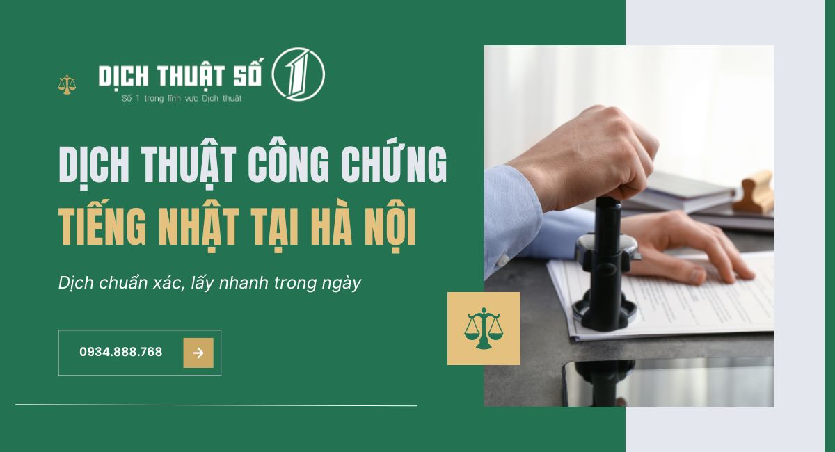 công ty dịch thuật công chứng tiếng nhật tại hà nội