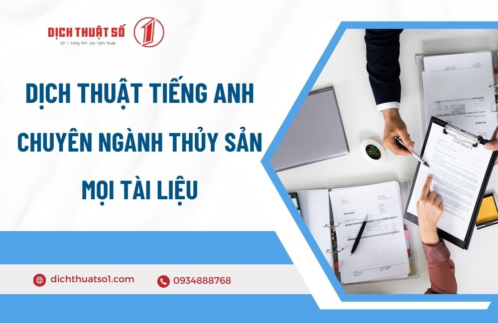 dịch tiếng anh chuyên ngành thủy sản