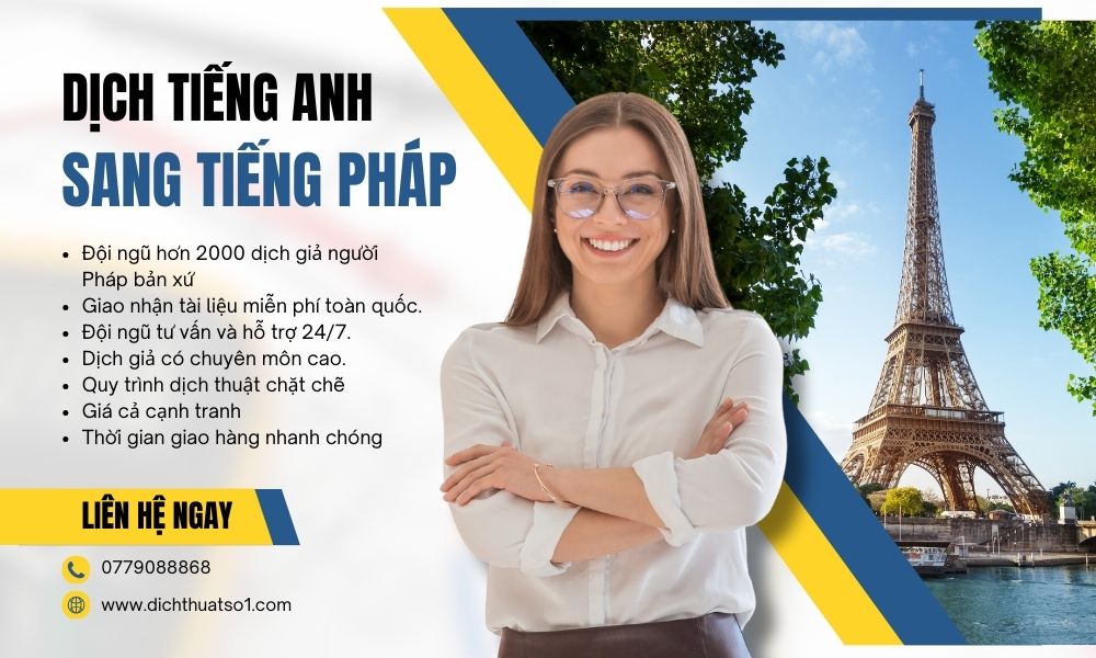 dịch tiếng anh sang tiếng pháp bản xứ tại dịch thuật số 1