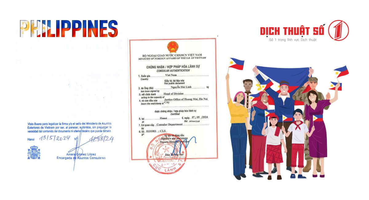 Thủ tục Hợp pháp hóa lãnh sự giấy tờ Philippines