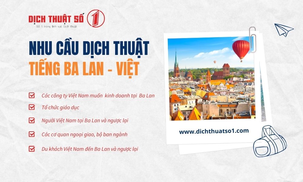 nhu cầu dịch tiếng ba lan sang tiếng việt