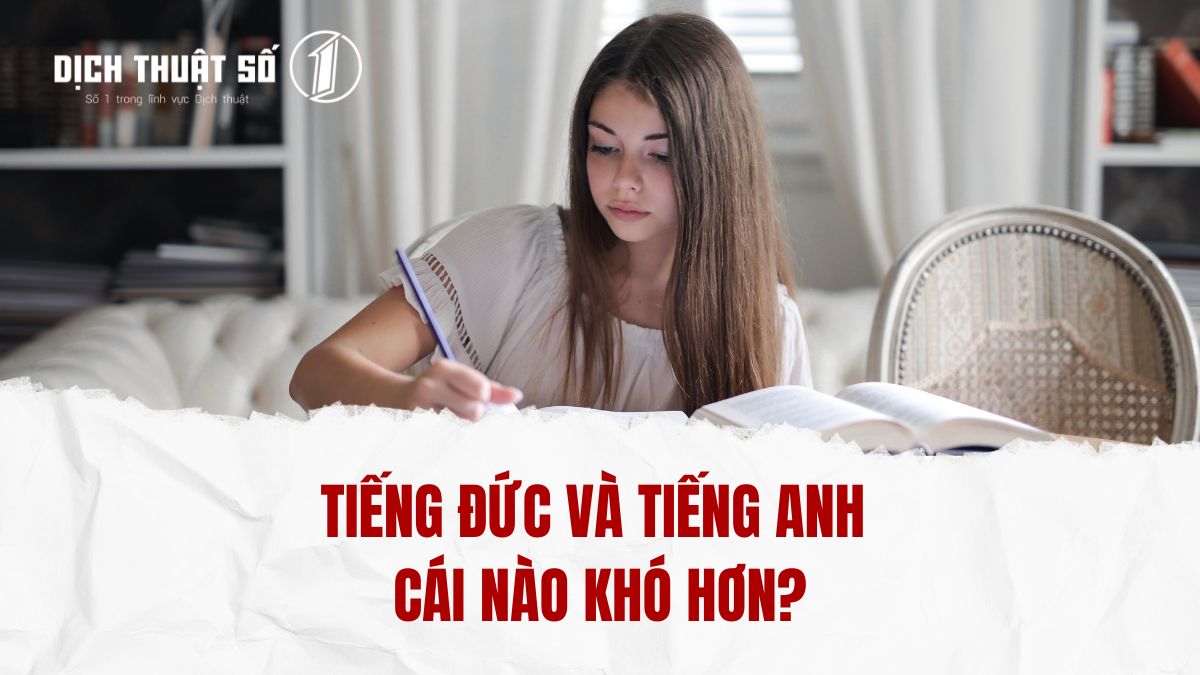 tiếng đức và tiếng anh cái nào khó hơn