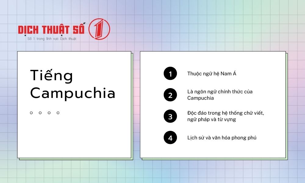 tổng quan về tiếng campuchia