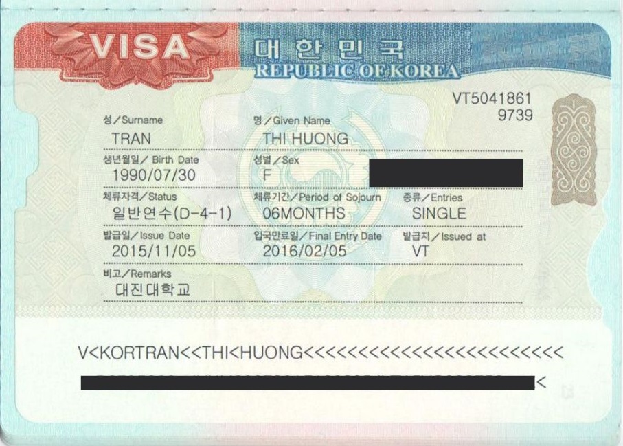 Tìm hiểu về Visa, thị thực Hàn Quốc