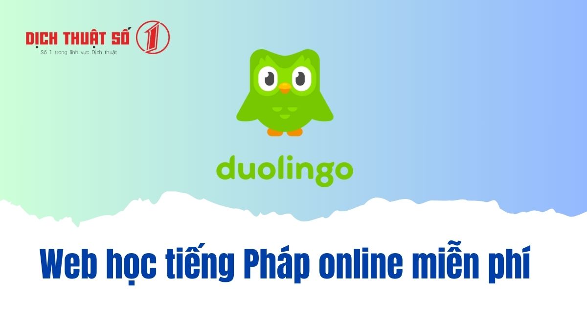 web học tiếng pháp online